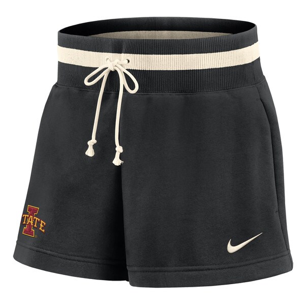 Nike® Women's I-State Black Athletic Shorts